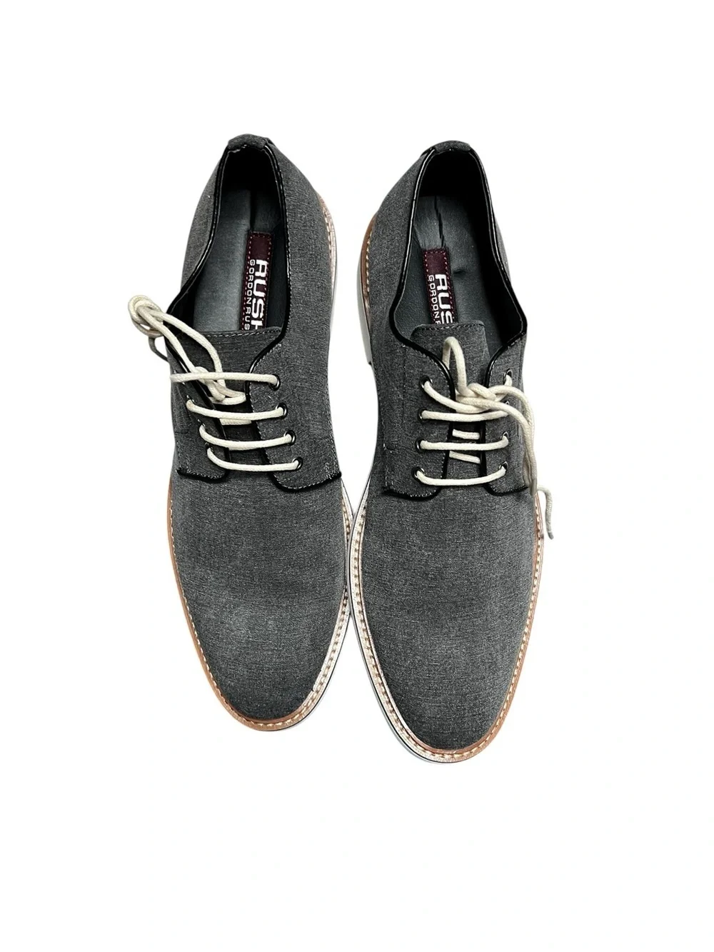 🌻Gordon Rush Spencer Canvas Oxford Shoes Men's Plain Toe Casual Lace Up Size 9